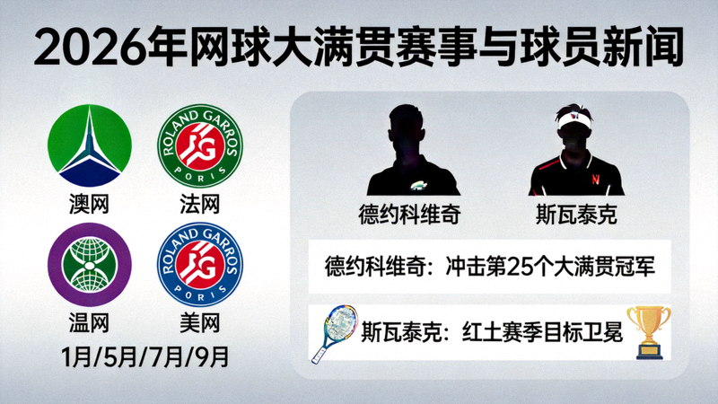 2026年网球大满贯赛事与球员新闻